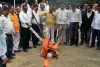 मिल्कीपुर: अधिवक्ताओं ने फूंका मुख्यमंत्री का पुतला, अधिवक्ताओं का विरोध प्रदर्शन 16 वें दिन भी रहा जारी 