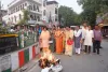 बिहार के मुख्यमंत्री नीतीश कुमार के  महिलाओं पर दिए गए आपत्तिजनक बयान पर भाजपा की महिला मोर्चा ने नीतीश का पुतला फूंका