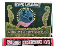 न्यू स्टैडर्ड पब्लिक में मनाया गया विश्व जनसंख्या दिवस 