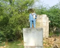 खुरापाती तत्वों ने खंडित की भारत रत्न भीमराव अंबेडकर की प्रतिमा