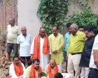 सहजनवा: विधायक ने किया ग्राम सभा बासपार मे विष्णु मंदिर निर्माण कार्य का भूमि पूजन