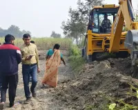 कुशीनगर : जांच में मिली चकनाली की जगह चकरोड, राजस्व टीम ने बनवाया चकनाली 