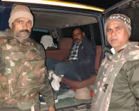 आधी रात तड़तड़ाई गोलियां पुलिस मुठभेड़ में 25000 का इनमिया अंतर्जनपदीय वाहन लिफ्टर चोर गिरफ्तार 