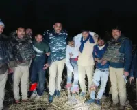 पुलिस की नाक की बंदी में गौ तस्कर से मुठभेड़ गौ वंश सहित तीन गौ तस्कर हुए गिरफ्तार