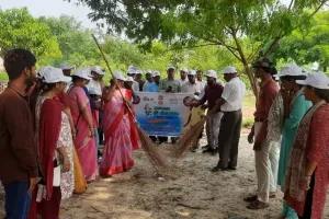 स्वच्छता दिवस के रूप में मनाई गया महात्मा गांधी एवम शास्त्री जी की जयंती