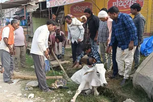 बिना ढक्कन नाली दे रहा हादसों को दावत